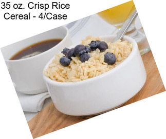 35 oz. Crisp Rice Cereal - 4/Case