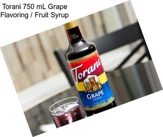 Torani 750 mL Grape Flavoring / Fruit Syrup