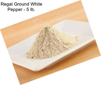 Regal Ground White Pepper - 5 lb.