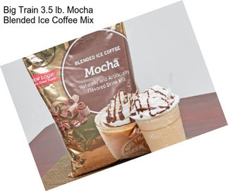 Big Train 3.5 lb. Mocha Blended Ice Coffee Mix