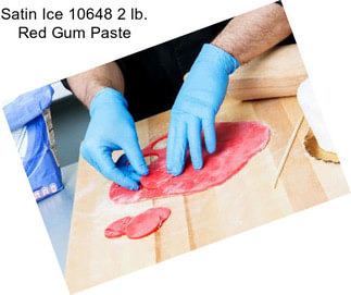 Satin Ice 10648 2 lb. Red Gum Paste