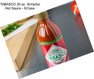 TABASCO 20 oz. Sriracha Hot Sauce - 6/Case