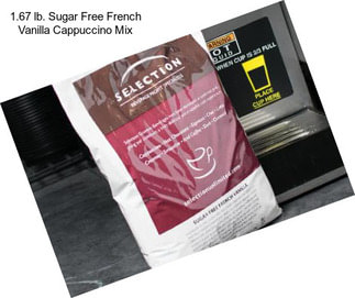 1.67 lb. Sugar Free French Vanilla Cappuccino Mix