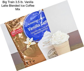 Big Train 3.5 lb. Vanilla Latte Blended Ice Coffee Mix