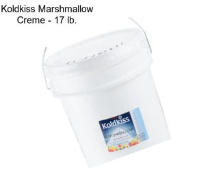 Koldkiss Marshmallow Creme - 17 lb.