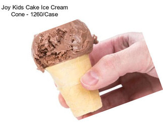 Joy Kids Cake Ice Cream Cone - 1260/Case