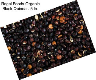 Regal Foods Organic Black Quinoa - 5 lb.