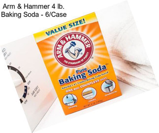Arm & Hammer 4 lb. Baking Soda - 6/Case