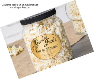 Grandma Jack\'s 64 oz. Gourmet Salt and Vinegar Popcorn