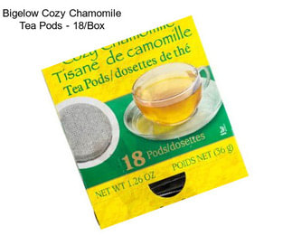 Bigelow Cozy Chamomile Tea Pods - 18/Box