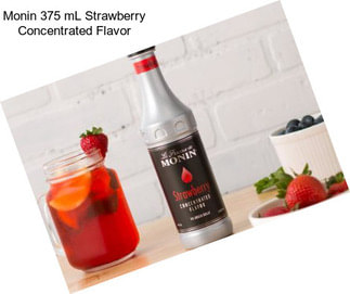 Monin 375 mL Strawberry Concentrated Flavor