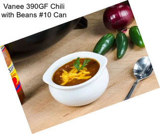 Vanee 390GF Chili with Beans #10 Can