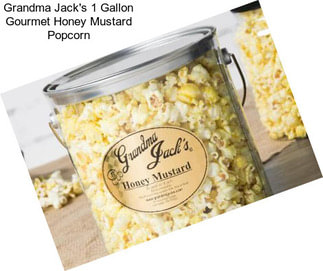 Grandma Jack\'s 1 Gallon Gourmet Honey Mustard Popcorn