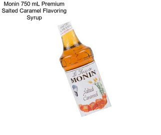 Monin 750 mL Premium Salted Caramel Flavoring Syrup