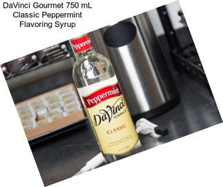 DaVinci Gourmet 750 mL Classic Peppermint Flavoring Syrup