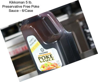 Kikkoman 5 lb. Preservative Free Poke Sauce - 6/Case