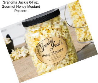 Grandma Jack\'s 64 oz. Gourmet Honey Mustard Popcorn