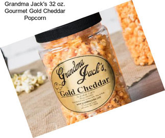 Grandma Jack\'s 32 oz. Gourmet Gold Cheddar Popcorn