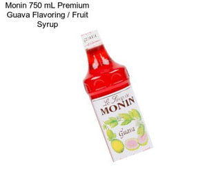 Monin 750 mL Premium Guava Flavoring / Fruit Syrup