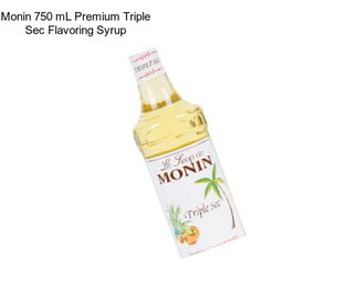 Monin 750 mL Premium Triple Sec Flavoring Syrup