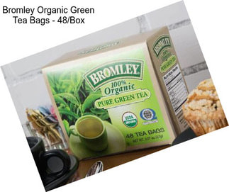 Bromley Organic Green Tea Bags - 48/Box