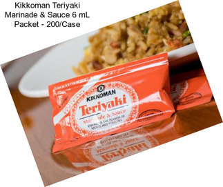 Kikkoman Teriyaki Marinade & Sauce 6 mL Packet - 200/Case