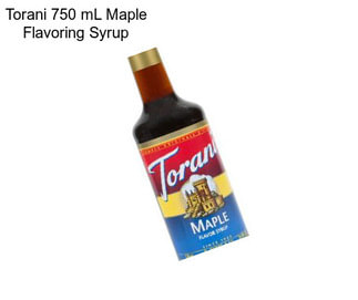 Torani 750 mL Maple Flavoring Syrup