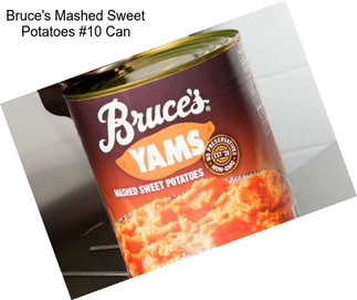 Bruce\'s Mashed Sweet Potatoes #10 Can