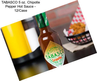 TABASCO 5 oz. Chipotle Pepper Hot Sauce - 12/Case