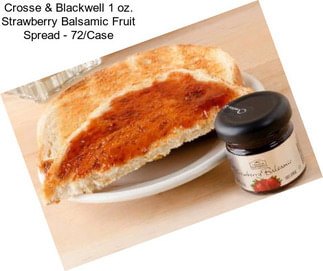 Crosse & Blackwell 1 oz. Strawberry Balsamic Fruit Spread - 72/Case