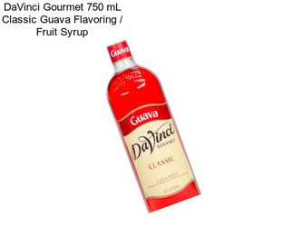 DaVinci Gourmet 750 mL Classic Guava Flavoring / Fruit Syrup