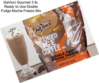 DaVinci Gourmet 3 lb. Ready to Use Double Fudge Mocha Freeze Mix