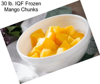 30 lb. IQF Frozen Mango Chunks