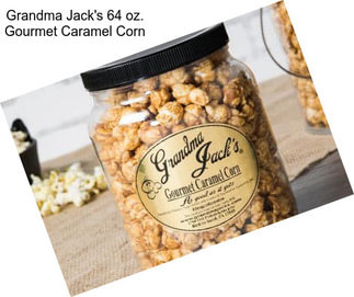 Grandma Jack\'s 64 oz. Gourmet Caramel Corn