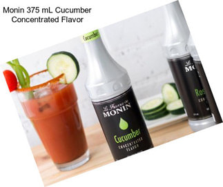 Monin 375 mL Cucumber Concentrated Flavor