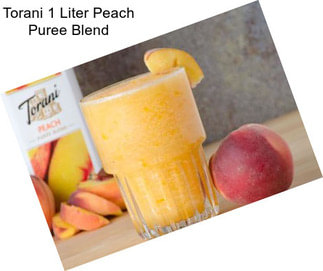 Torani 1 Liter Peach Puree Blend