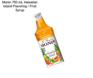 Monin 750 mL Hawaiian Island Flavoring / Fruit Syrup