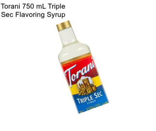 Torani 750 mL Triple Sec Flavoring Syrup