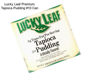 Lucky Leaf Premium Tapioca Pudding #10 Can