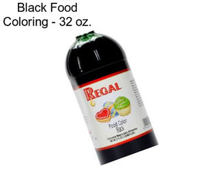 Black Food Coloring - 32 oz.