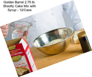 Golden Barrel 2.75 lb. Shoofly Cake Mix with Syrup - 12/Case