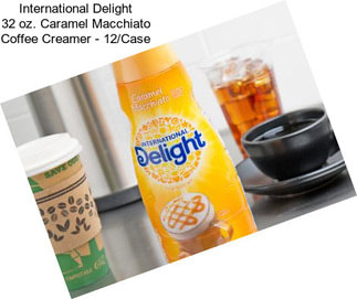 International Delight 32 oz. Caramel Macchiato Coffee Creamer - 12/Case