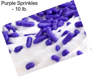 Purple Sprinkles - 10 lb.