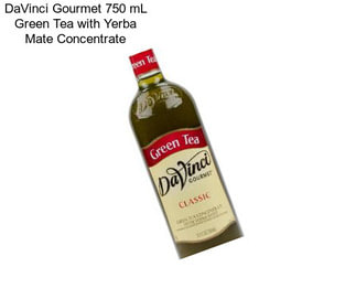 DaVinci Gourmet 750 mL Green Tea with Yerba Mate Concentrate