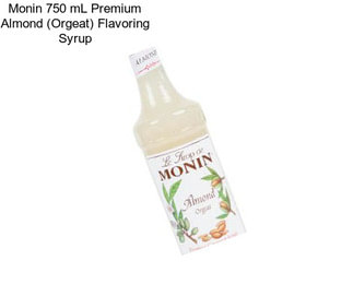 Monin 750 mL Premium Almond (Orgeat) Flavoring Syrup