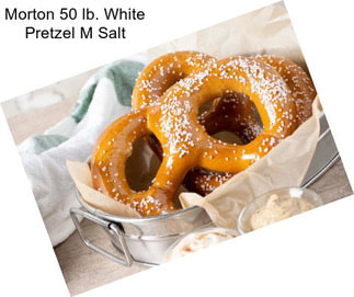 Morton 50 lb. White Pretzel M Salt