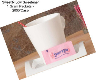 Sweet\'N Low Sweetener 1 Gram Packets - 2000/Case