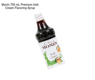 Monin 750 mL Premium Irish Cream Flavoring Syrup