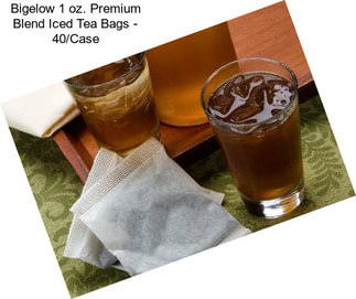 Bigelow 1 oz. Premium Blend Iced Tea Bags - 40/Case