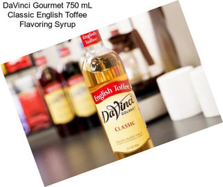 DaVinci Gourmet 750 mL Classic English Toffee Flavoring Syrup